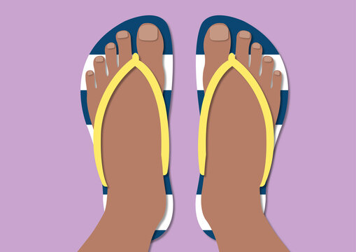 Flipflops, illustration