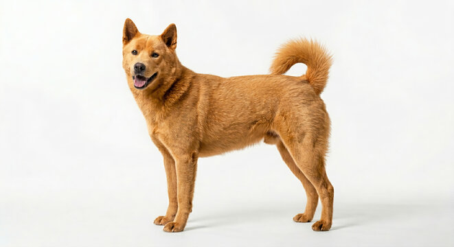 Korean dogs, Fawn Jindo.