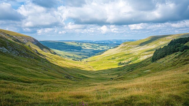 Belgium landscape flat plains and rolling hills beautiful nature view