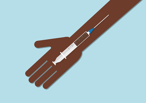 Arterial blood gas test, conceptual illustration