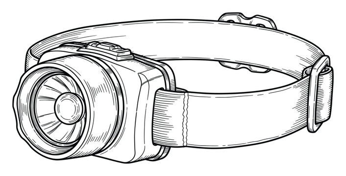 Durable outdoor headlamp provides essential handsfree lighting for various adventures and work tasks