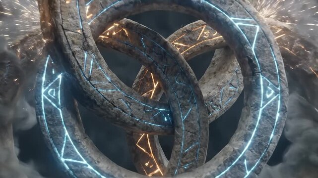 Mysterious Glowing Ancient Artifact Sparks and Smoke