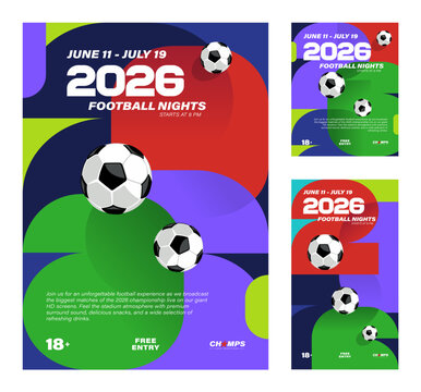 2026 Soccer Football Event Branding, Poster and Social Media Templates