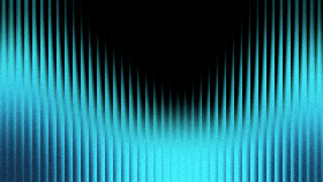 Noisy abstract vertical wave texture background in cyan and light blue hues, intended for branding presentation mockup and tech startup visual display.