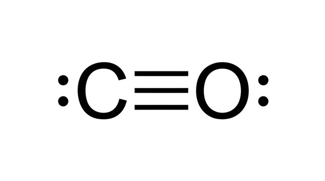 Carbon Monoxide Lewis Dot Structure Chemical Diagram