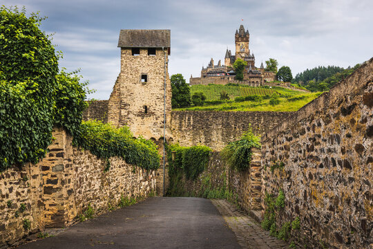 In the historic center of of Cochem