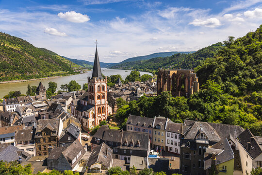 In the historic center of Bacharach