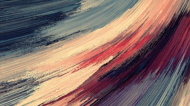 Abstract diagonal luminous light band background in pastel pink blue purple gradients, dark blue purple gray surrounding tones, uniform full-frame grain texture, soft color gradient interaction with d