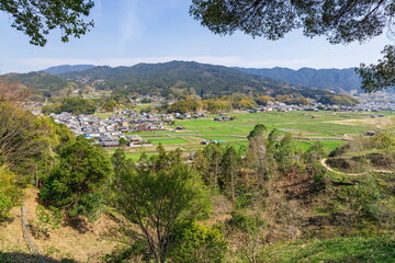 甘樫丘から眺める明日香村の風景　奈良県明日香村にて © photop5
