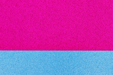 Fototapeta premium Bright colored background with pink and blue sections showing vibrant contrast in simple design