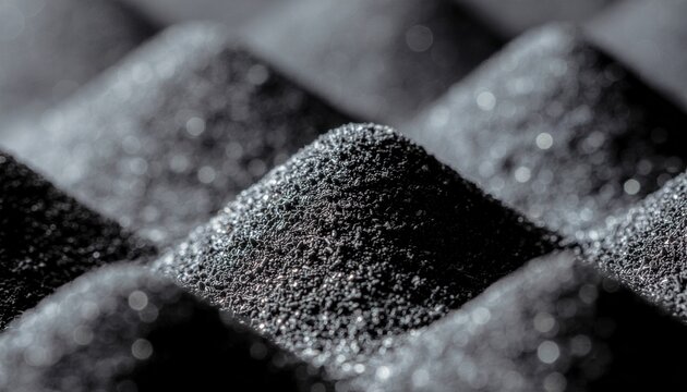 Texture de tas de poudre noire min&eacute;rale ou charbon actif