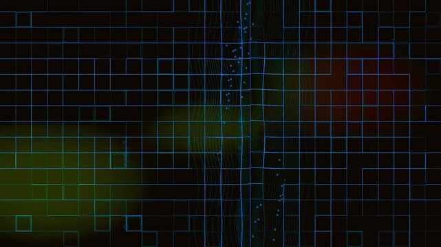 Lo-Fi Glitch Background Loop Psychedelic Retro Animation
