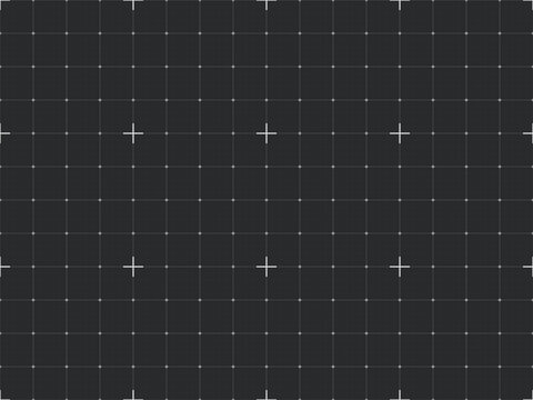 Gray background with white dotted grid lines creating a square pattern. Template platform for technology, user interface, industry, science, blueprint, or infographic concept. Vector illustration