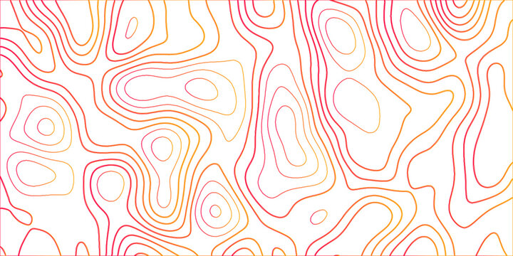 Lines Topographic contour lines vector map seamless pattern. Geographic mountain relief diagram line wave carve . Topo contour map design .Vector illustration, contour lines vector mapseamless pattern