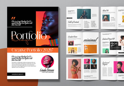 Modern Portfolio Magazine Design Template
