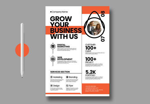 Professional Corporate Flyer Layout