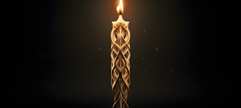 cleric shaped matchstick carving,generative AI