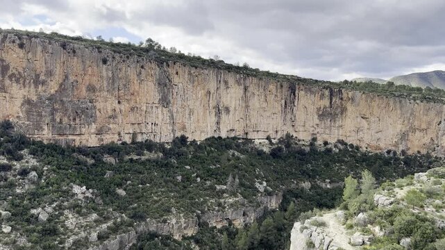 Turia Canyon Hiking Trail in Chulilla Valencia Spain Nature Landscape

