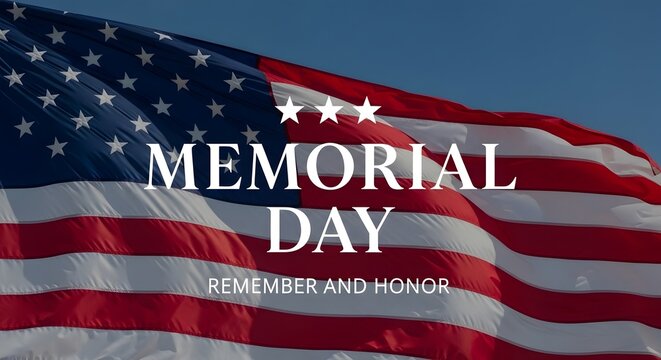 Patriotic memorial day graphic a tribute to american heroes and remembrance