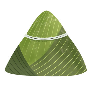 Rustic wrapped rice dumpling