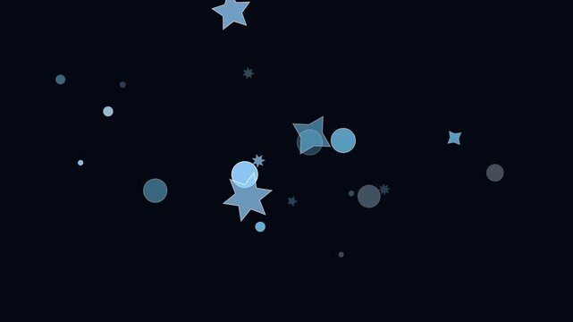 Winter snowflake falling animation loop holiday festive christmas