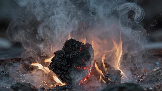 Dramatic Fire Dynamics: The Transformation of Flames and Smoke