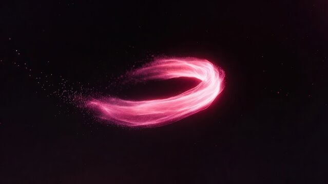 Emotional and symbolic breast cancer awareness concept featuring a woman modestly covering her chest with a glowing pink ribbon. Soft cinematic lighting and subtle motion create a respectful and power