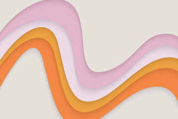 Modern wall mural with abstract wave design © CLton