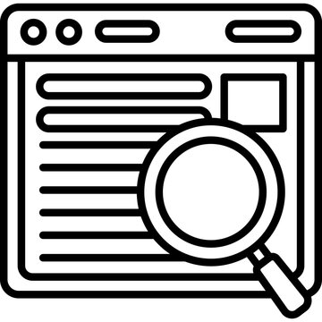 Search Results Vector Icon