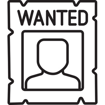Wanted Poster Vector Icon