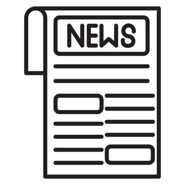 Satirical News Vector Icon