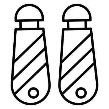 Pepper Shaker Vector Icon