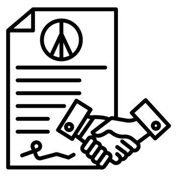 Peace Agreement Vector Icon
