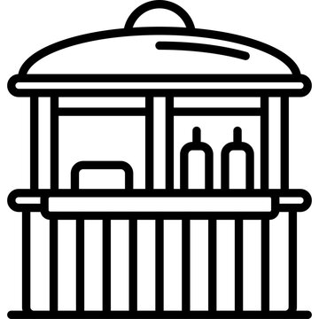 Concession Stand Vector Icon