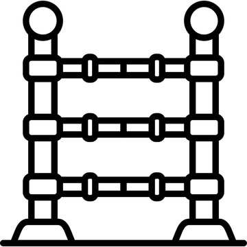 Safety Bar Vector Icon
