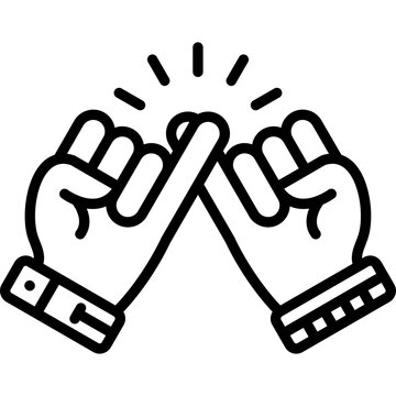Pinky Promise Vector Icon