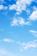 White clouds in blue sky © photolink