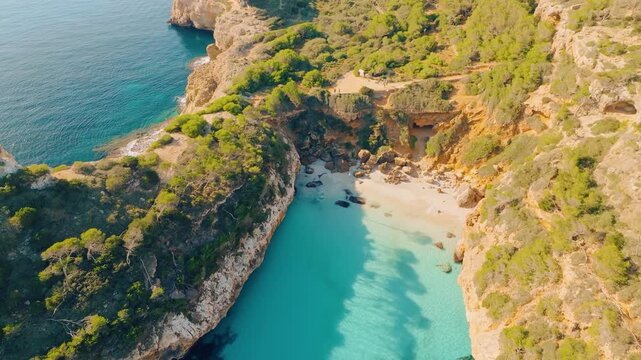 Calo des Moro, Mallorca, Majorca, Balearic Islands, Spain