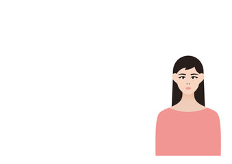 Obraz premium 女性のベクターイラスト素材