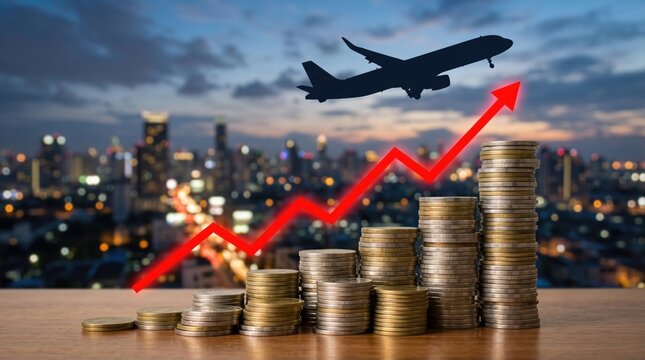 Increase in airfare prices.
