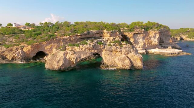 Cala Mondrago, Mallorca, Majorca, Balearic Islands, Spain