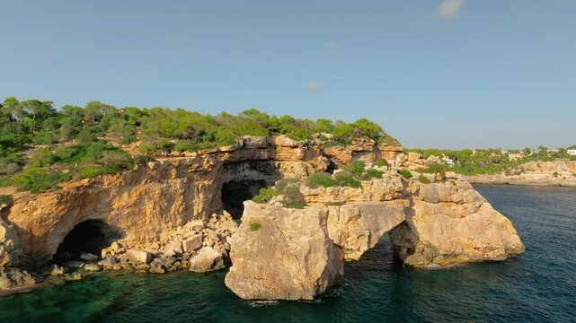 Cala Mondrago, Mallorca, Majorca, Balearic Islands, Spain