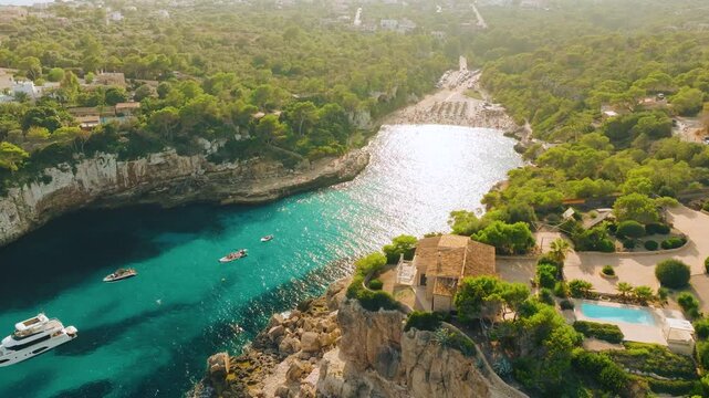 Cala Mondrago, Mallorca, Majorca, Balearic Islands, Spain