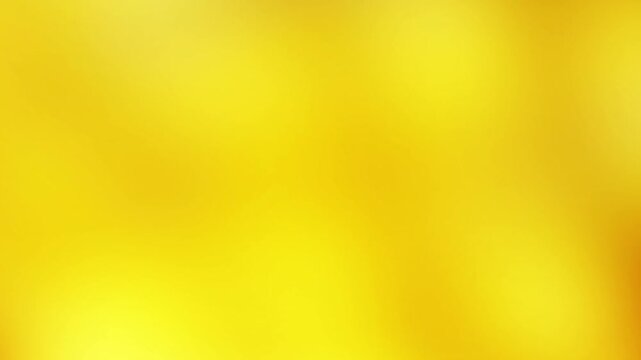 Yellow and gold gradient loop with soft moving waves. Abstract holographic light effect creates a bright modern texture. Perfect for luxury intro, outro, or wallpaper background