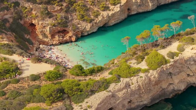 Calo des Moro, Mallorca, Majorca, Balearic Islands, Spain