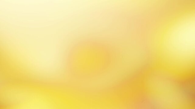 Yellow and beige gradient loop with soft moving waves. Abstract holographic light effect creates a clean modern texture. Perfect for luxury intro, outro, or wallpaper background