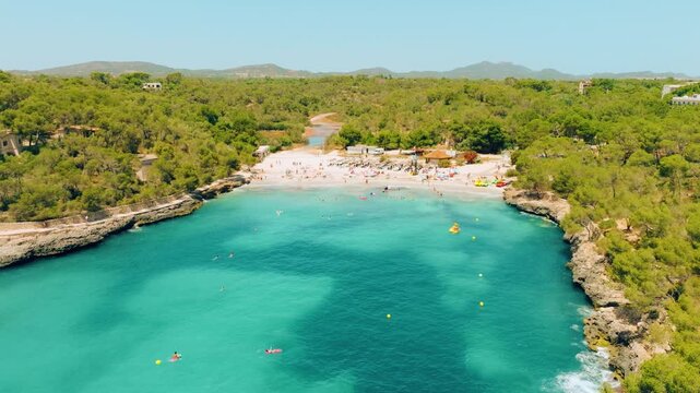 Cala Mondrago, Mallorca, Majorca, Balearic Islands, Spain
