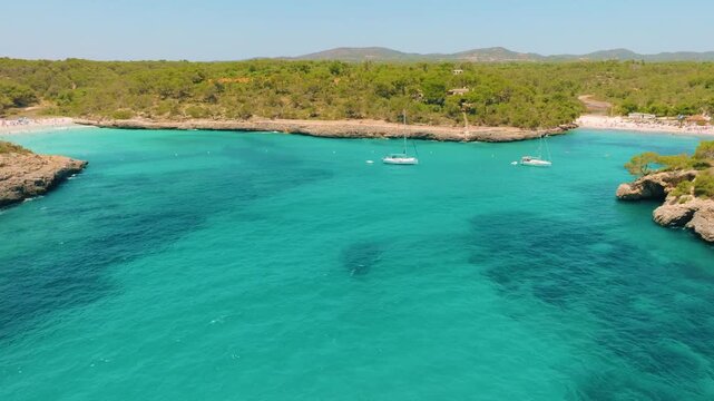 Cala Mondrago, Mallorca, Majorca, Balearic Islands, Spain