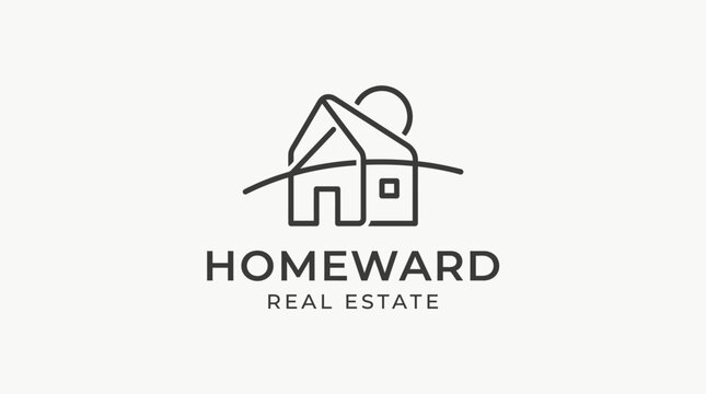Homeward Real Estate Logo Design.