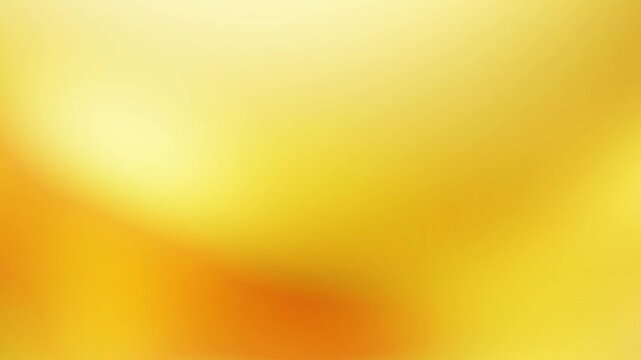 Yellow and amber soft gradient loop. Abstract futuristic liquid movement with a neon holographic glow effect. Best for fresh-themed wallpaper and modern video background